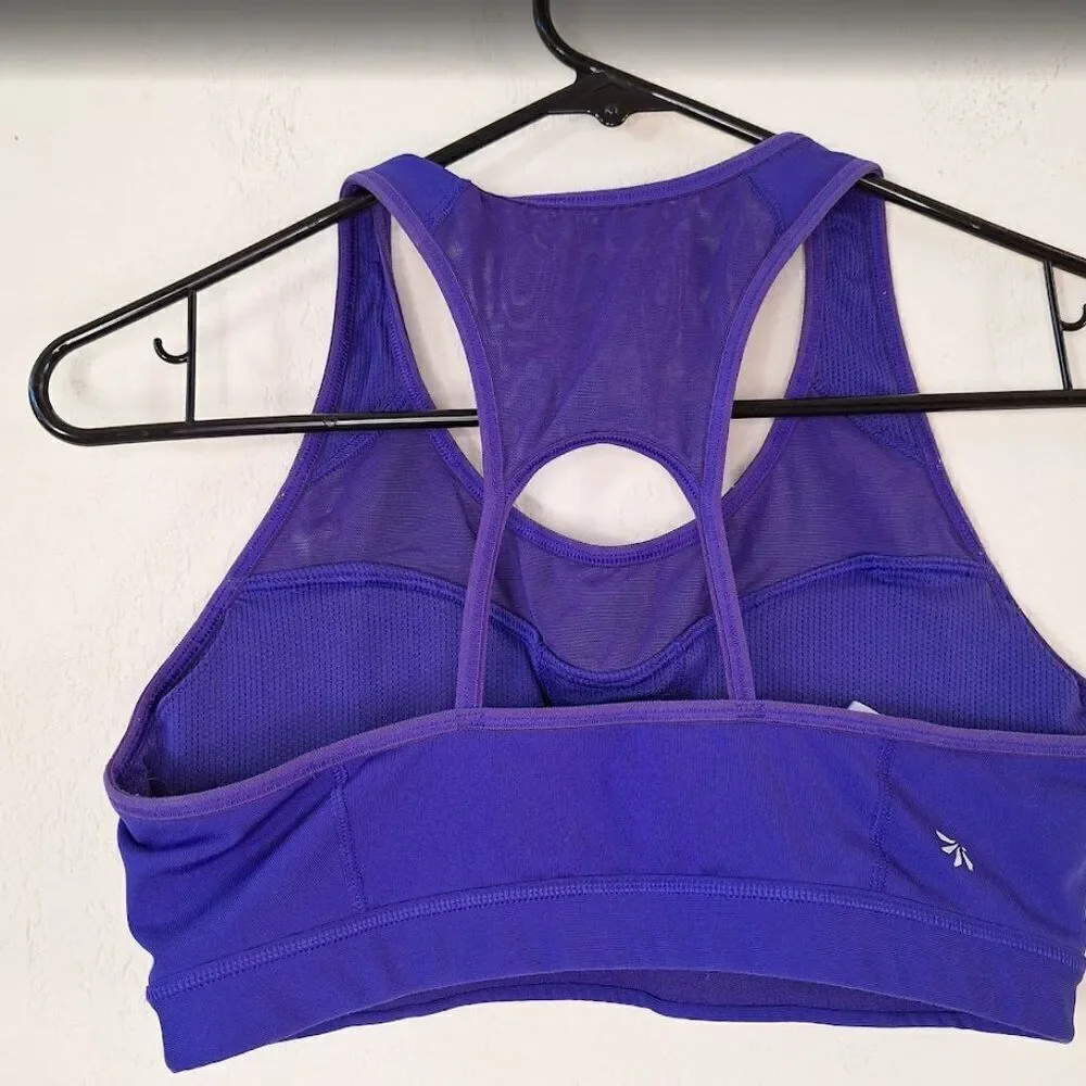 Athleta Purple Mesh Sports bra